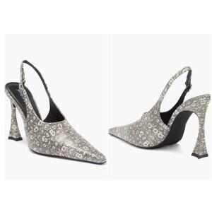 NWOB Jeffrey Campbell Creativity Slingback Pump Vintage Inspired 90s Y2k 8